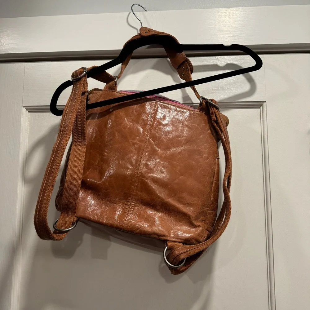 The Sak Ventura‎ Convertible Backpack Leather and Embroidered Boho Festival